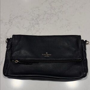 Kate Spade Black Pebbled Leather Crossbody Bag
